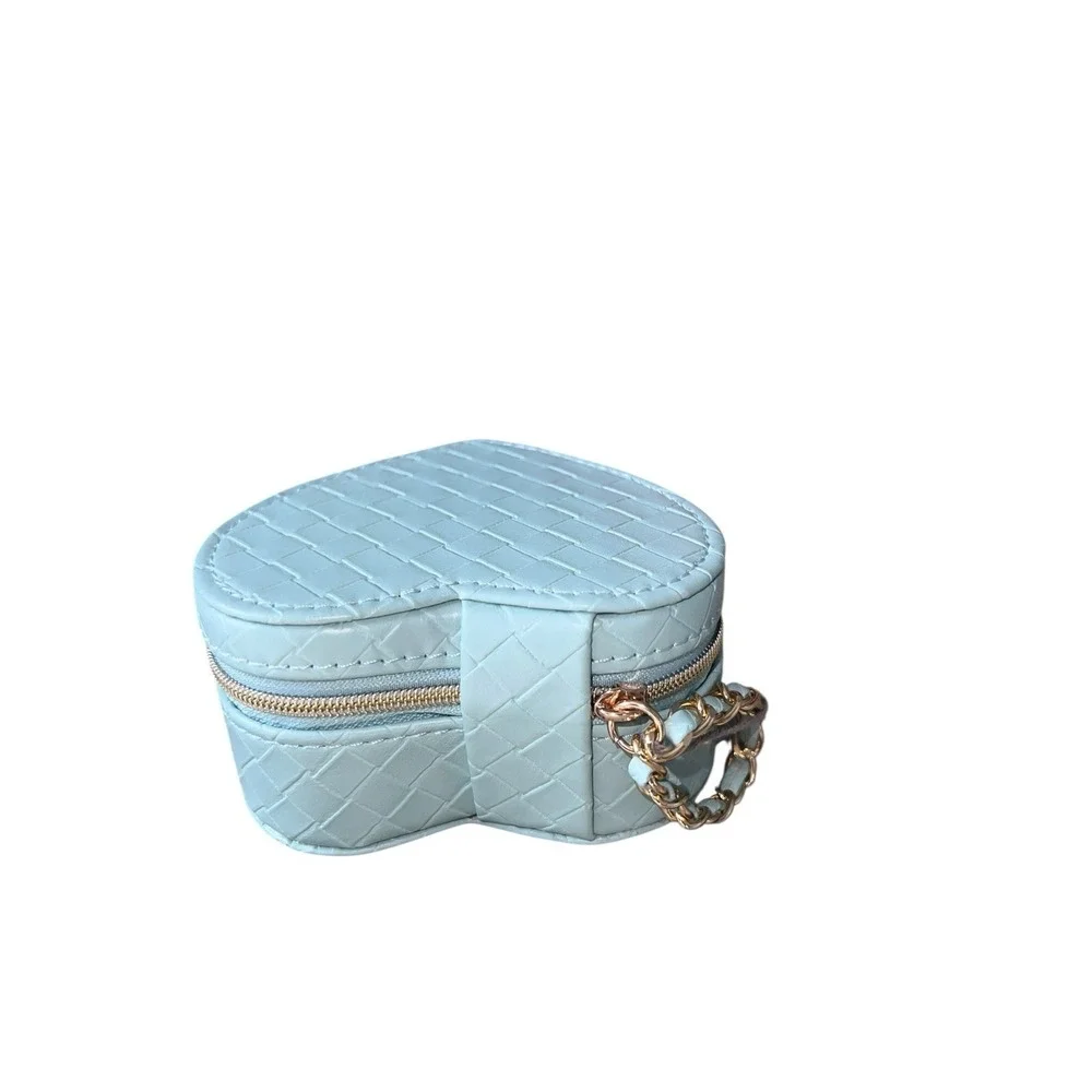 A New Day Heart Shaped Travel Mini Jewelry Box Valentines Day Gift